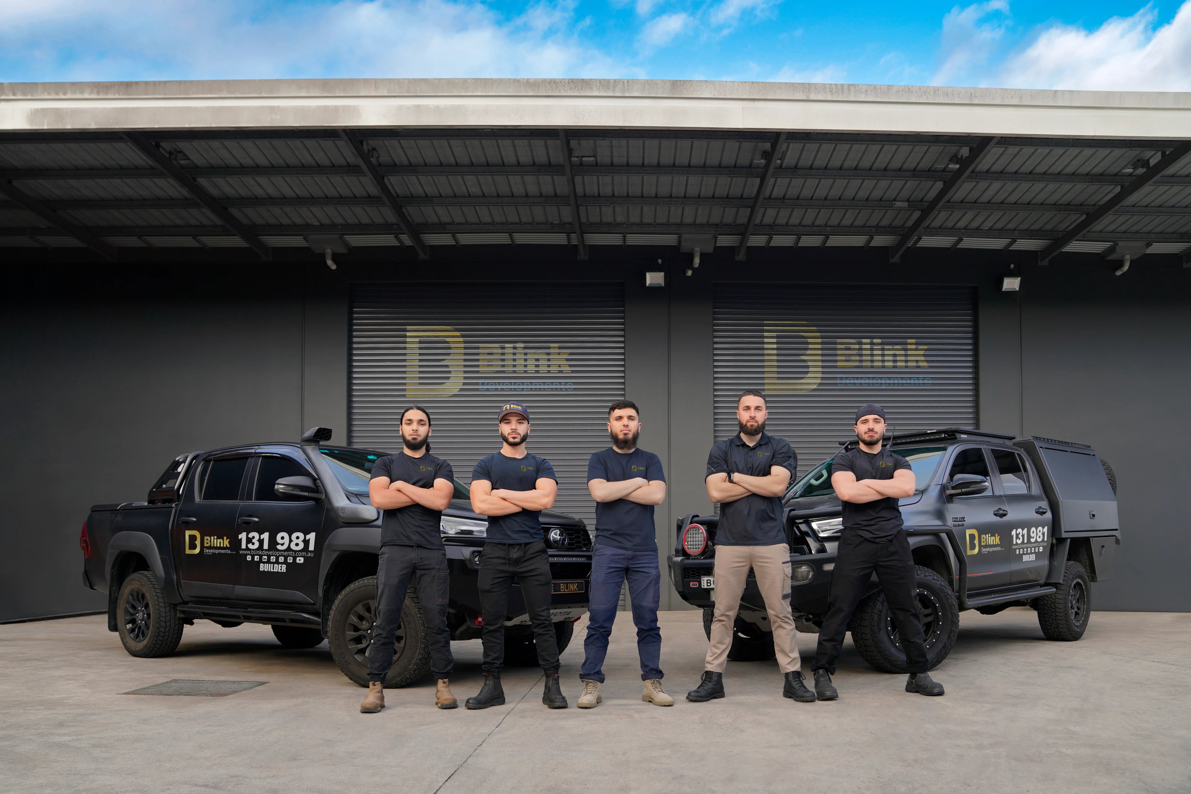 The Bathroom Renovation Macquarie Park team with their work vehicles